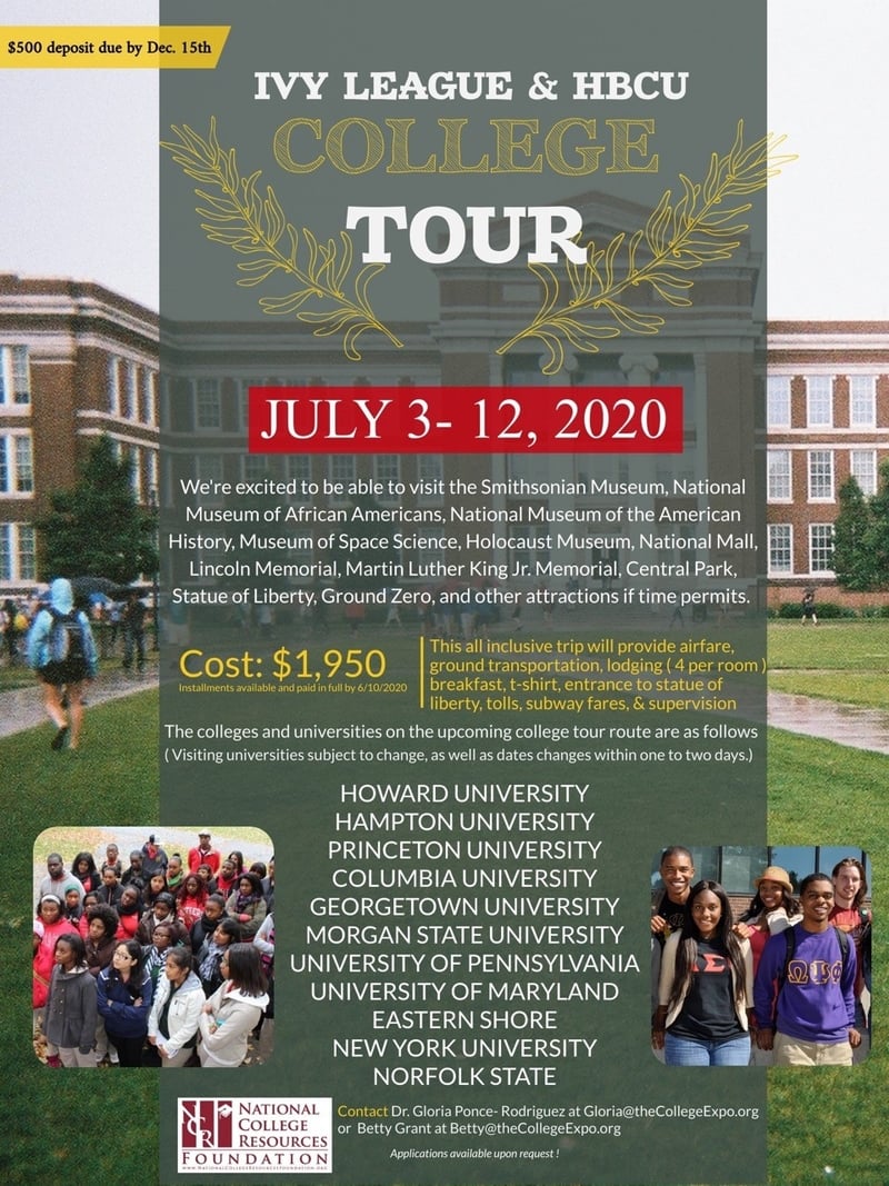 Ivy League/ HBCU College Tour